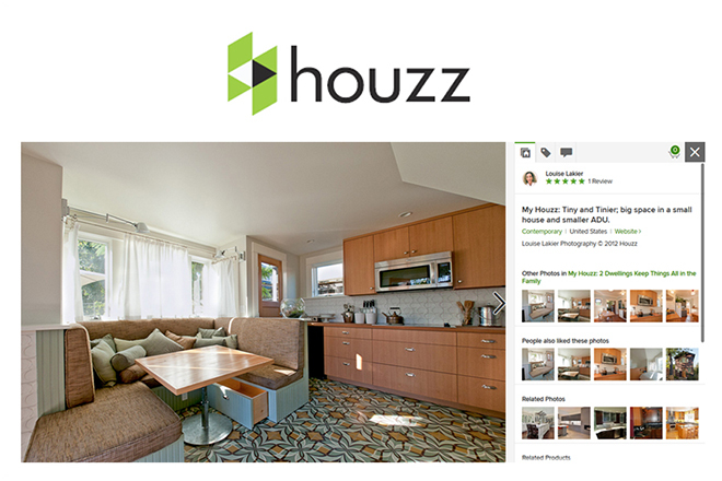 houzz - Tiny and Tinier; big space in a small house and smaller ADU